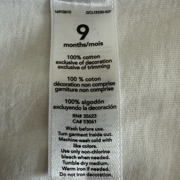 Carters White and Black Cat with Shades One Piece - Picture 5 of 11